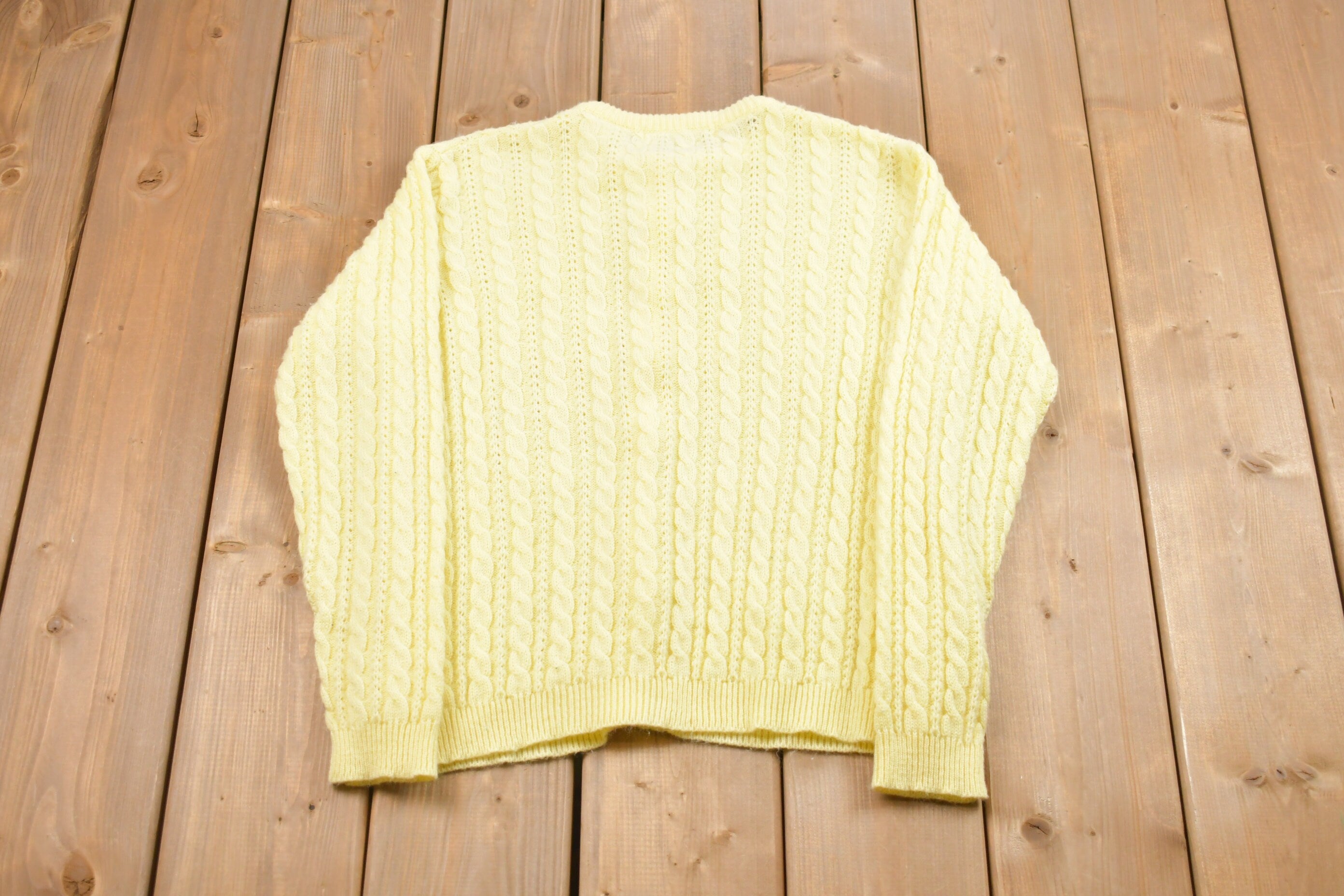 Vintage Northern Isles Cable Knit Sweater