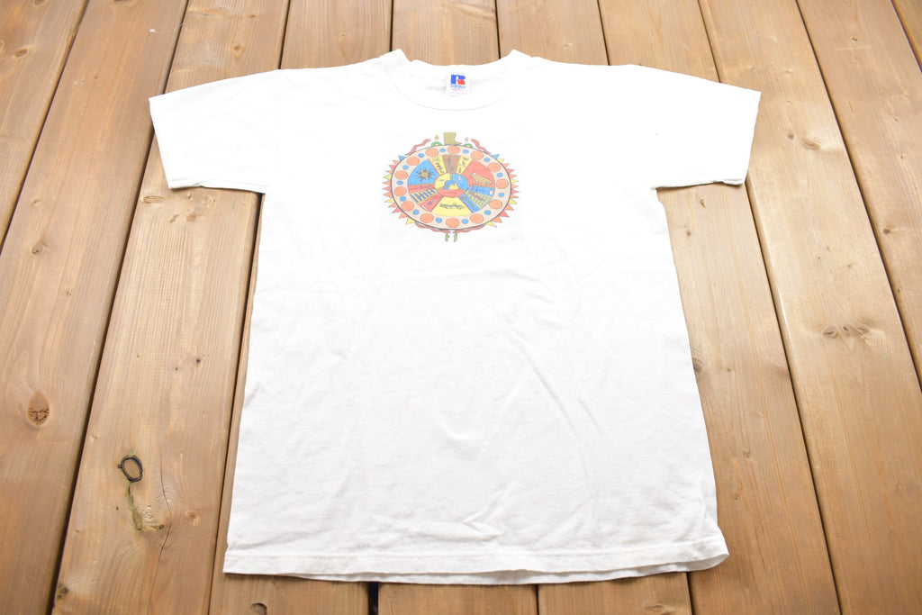Vintage 1990s Russell Athletic Youth Graphic T Shirt