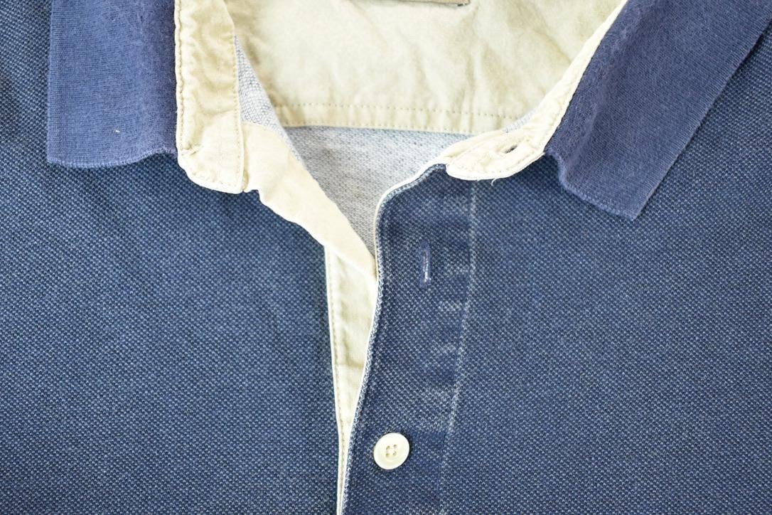 Vintage 1990s LL Bean Quarter Button Up Polo Shirt Men's L