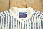 Vintage 1990s Wrangler X-Long Tails Cowboy Aztec Graphic Button Up Shirt