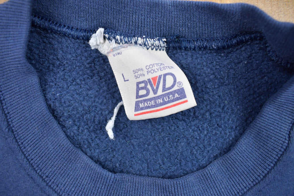 Vintage 1990s BVD Blank Distressed Crewneck Sweatshirt