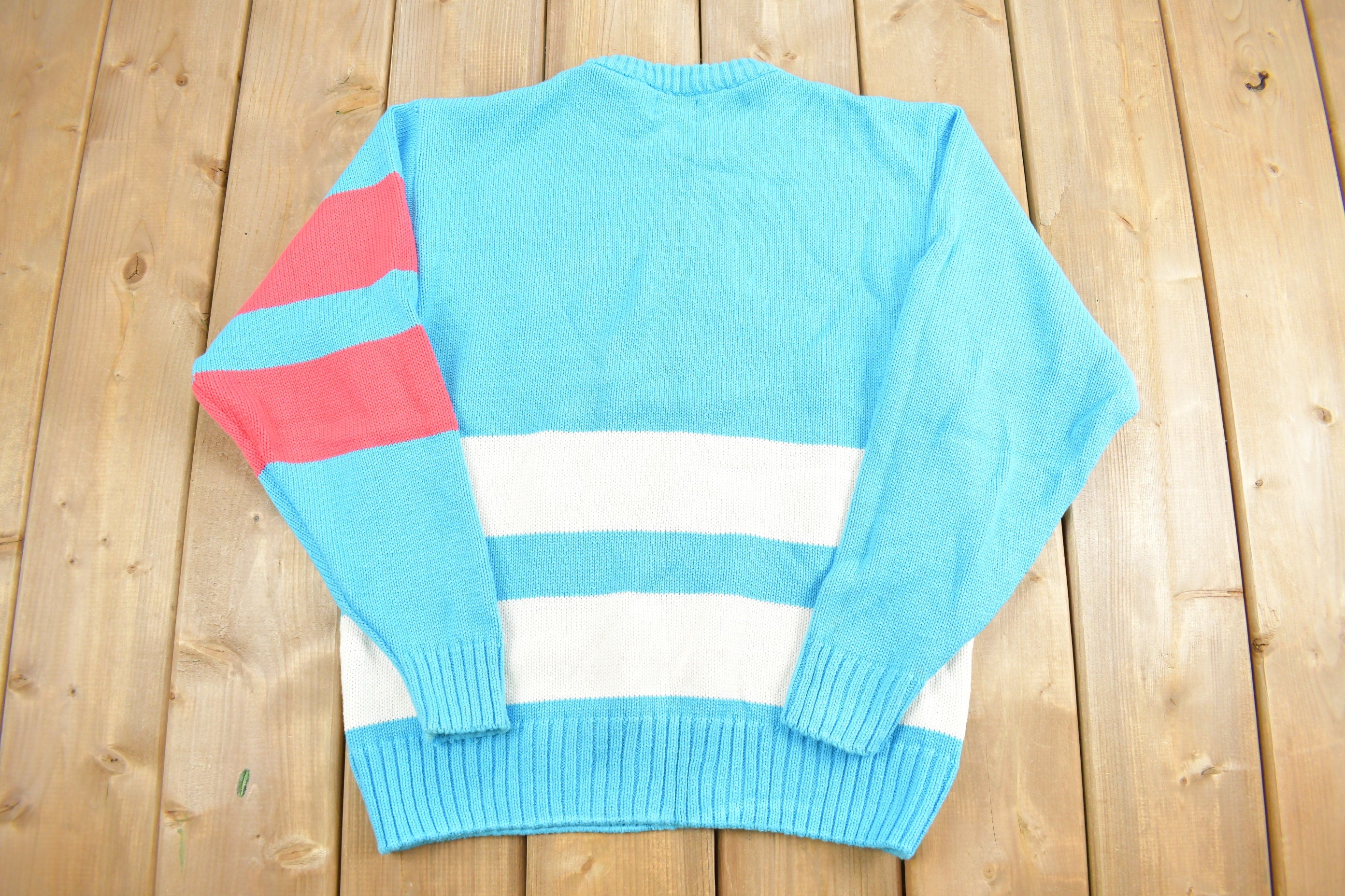 Vintage 1980s James River Trader Knit Crewneck Sweater