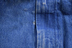 Vintage 1970s Big Smith Blue Denim Jean Overalls Size 38 x 30