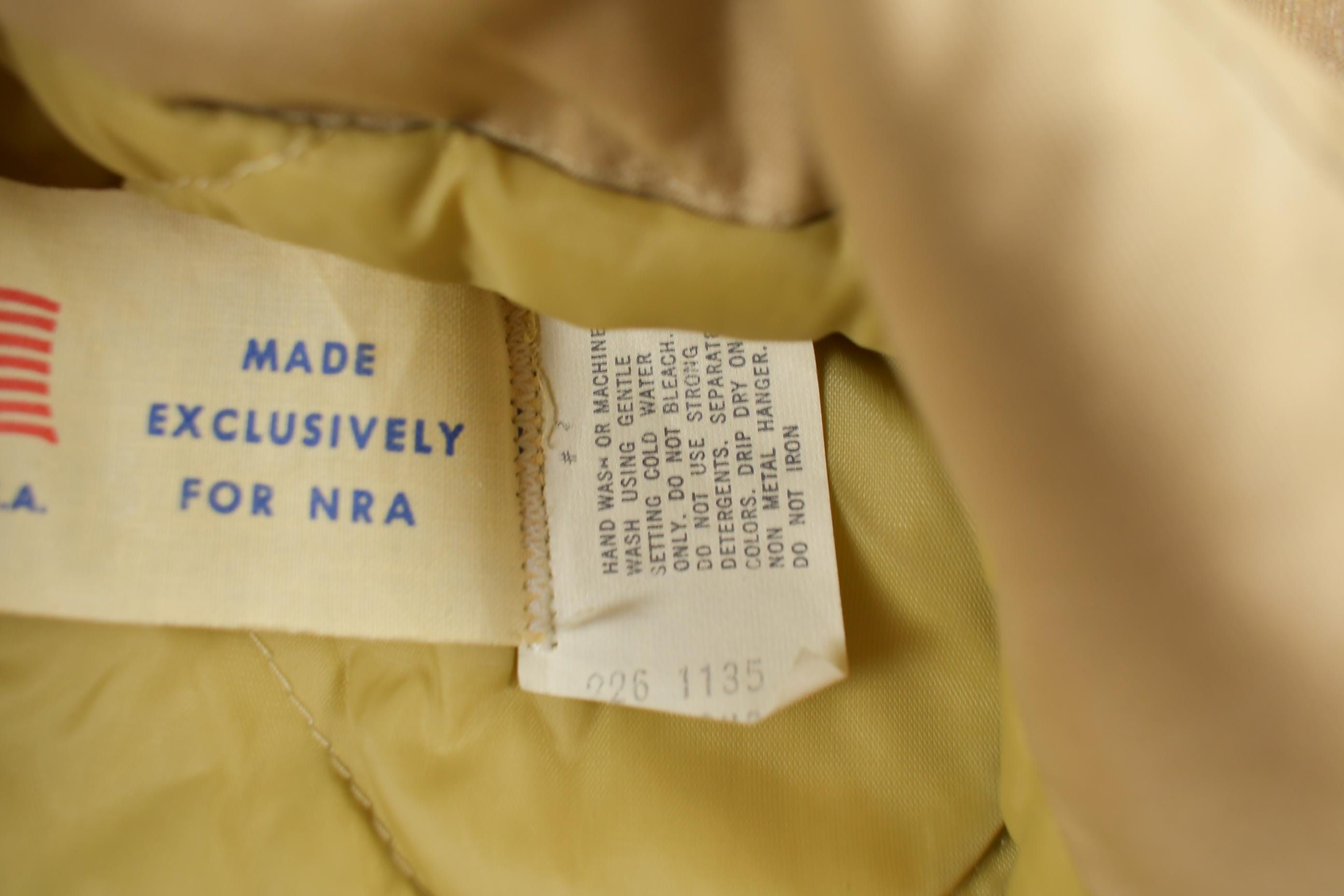 Vintage 1980s National Rifle Association Hunting Jacket