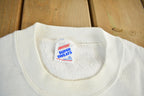 Vintage 1990s Shakra Shirts Infinity Sign Graphic Crewneck Sweatshirt Men's Large