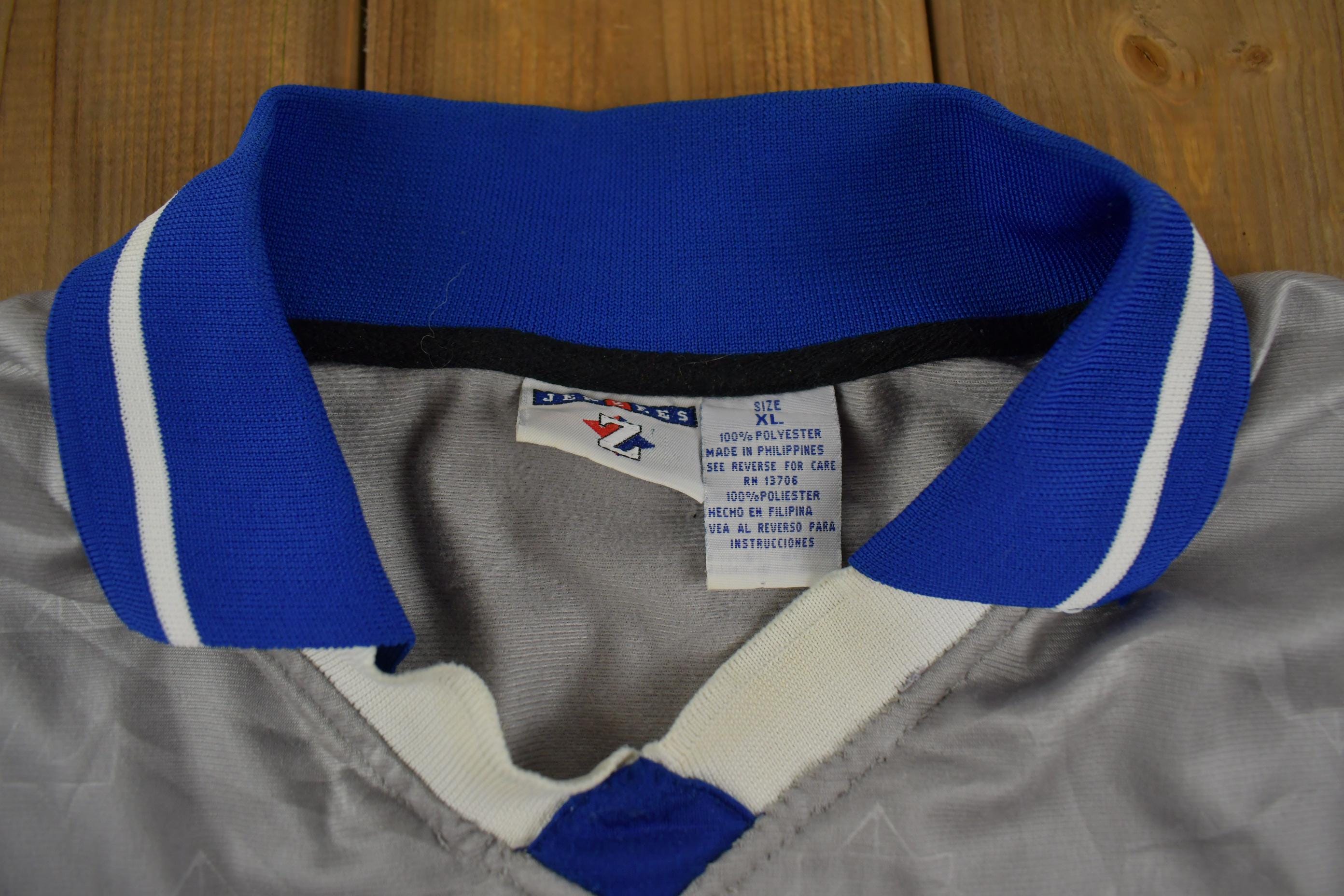 Vintage 1990s Jerzees Long Sleeve Collar Jersey