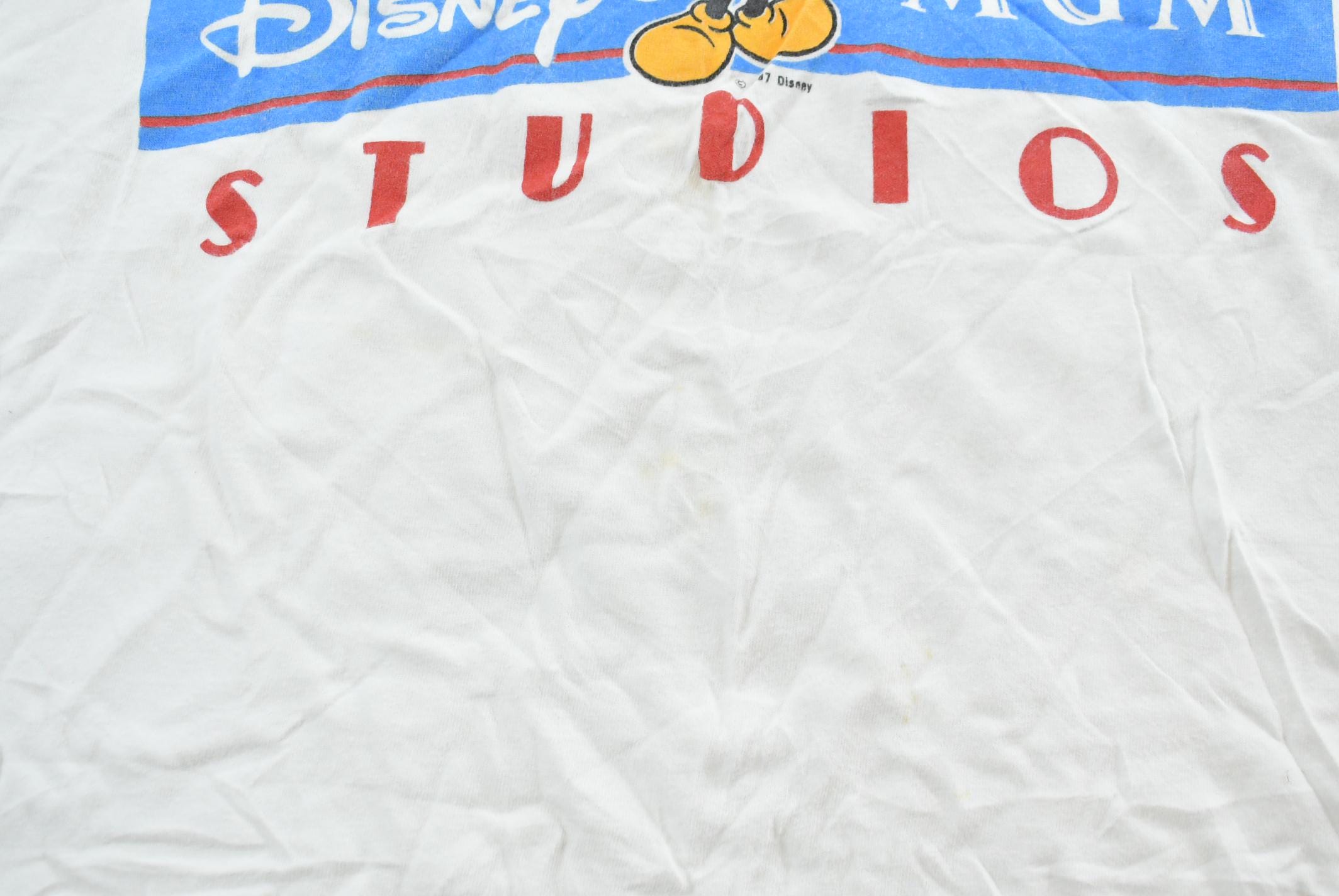 Vintage 1980s Disney MGM Studios Mickey Mouse Graphic T-Shirt Men's Medium
