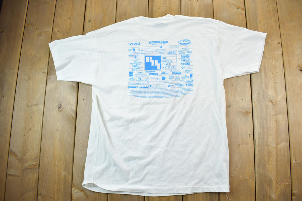 Vintage 1990s Race For The Cure Graphic T-Shirt