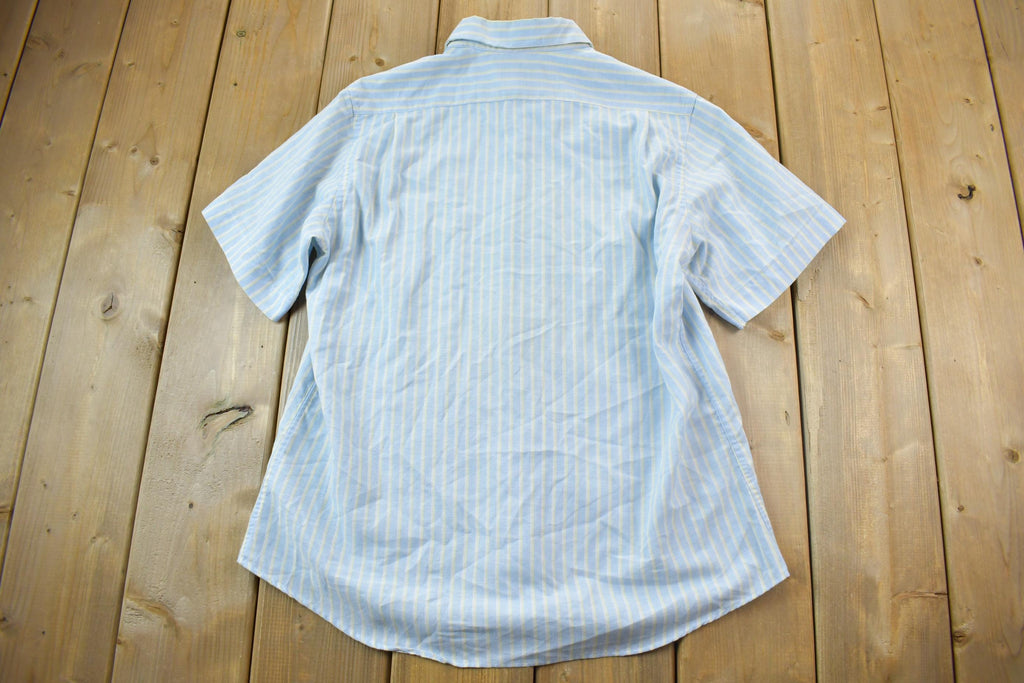 Vintage 1990s L.L Bean Striped Button-up Shirt