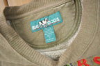 Vintage 1990s Big Dogs Fishing Theme Embroidered Crewneck Sweatshirt Size XL