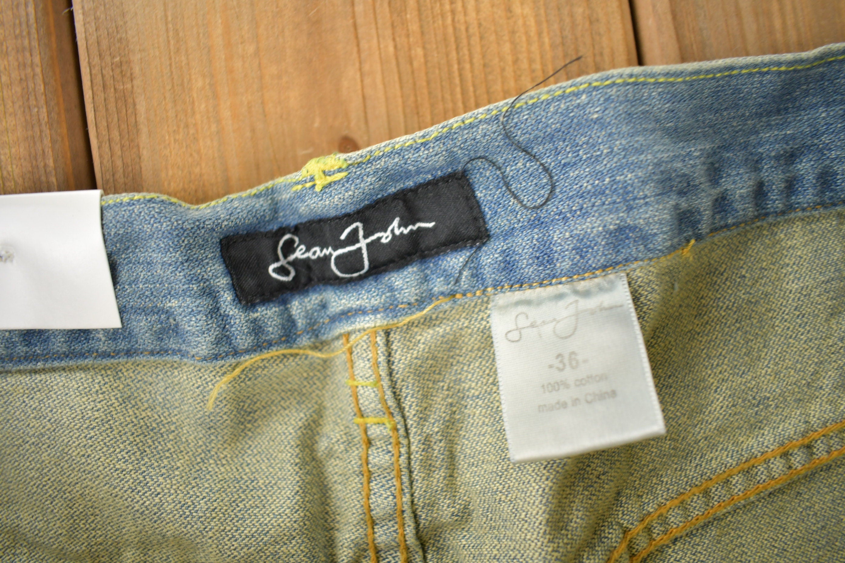 Vintage Y2K Deadstock Sean John Hip Hop Jeans Size 36