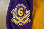 Vintage 1990s Don Bell Sports Award Jackets Kinsmen Bellville Wool Varsity Hockey Jacket Made In USA