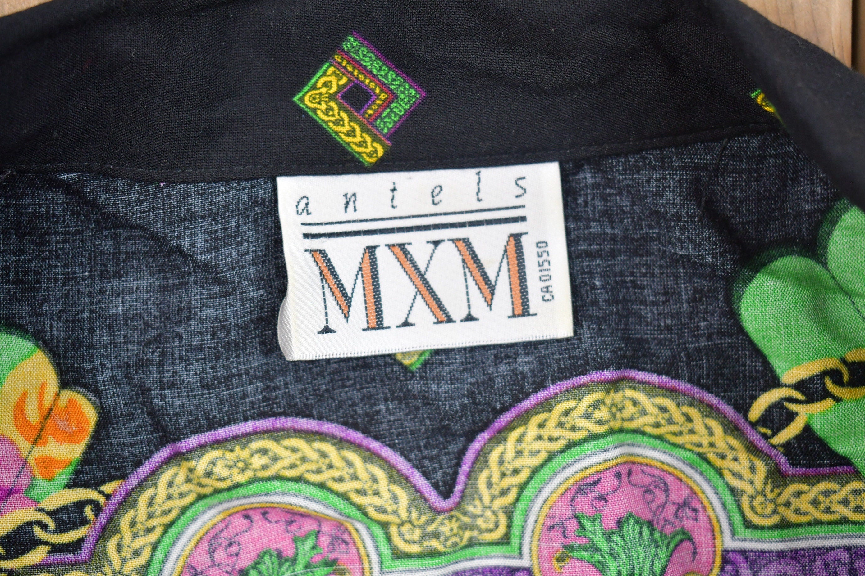 Vintage 1990s Antels MXM Button Up Shirt
