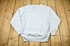 Vintage 1980s Light Blue Blank Raglan Crewneck Sweatshirt