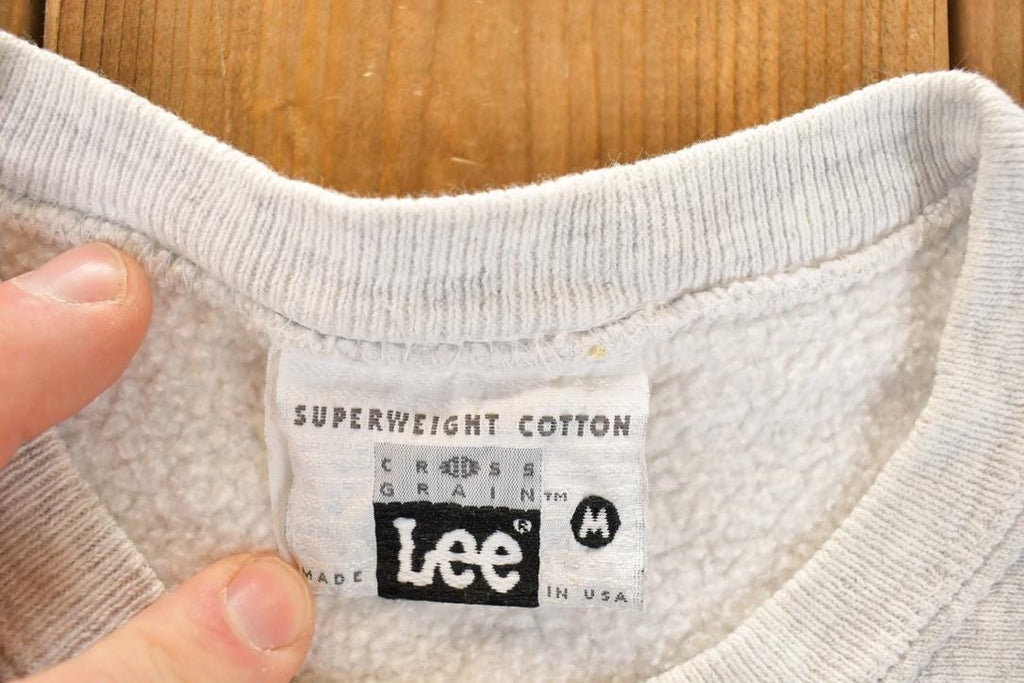 Vintage 1990s Owens And Minor Lee Cross Grain Crewneck Sweatshirt Men's M