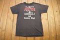 Vintage 1990s Rodney King Justice Theme Graphic 3D Emblem T-Shirt