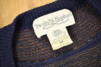 Vintage 1980s Tricots St. Raphael Pure New Wool Knitted V Neck Sweater