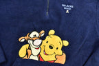Vintage 1990s 100 Acre Wood Winnie The Pooh Disney Fleece Hoodie