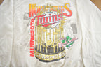 Vintage 1991 Minnesota Twins MLB Baseball Champions Crewneck Sweatshirt Made In USA