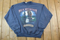 Vintage 1990s Soaring Eagle Wild Mountain Wilderness Expedition Outdoorsman Crewneck Sweatshirt
