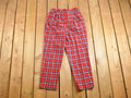 Vintage 1960s Pendleton Plaid Pants Size 29 x 30