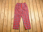Vintage 1960s Pendleton Plaid Pants Size 29 x 30