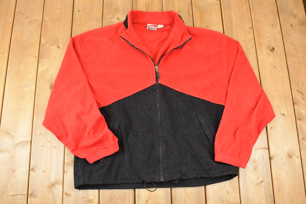 Vintage 1990s Marlboro Fleece Outdoorsman Sweater Mens XXL