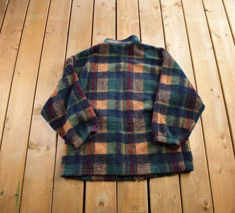 Vintage 1980s Cold Water Creek Fleece Sweater Size L