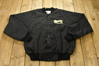 Vintage 1980s Hopewell Wrestling Bulldogs Windbreaker Bomber Jacket
