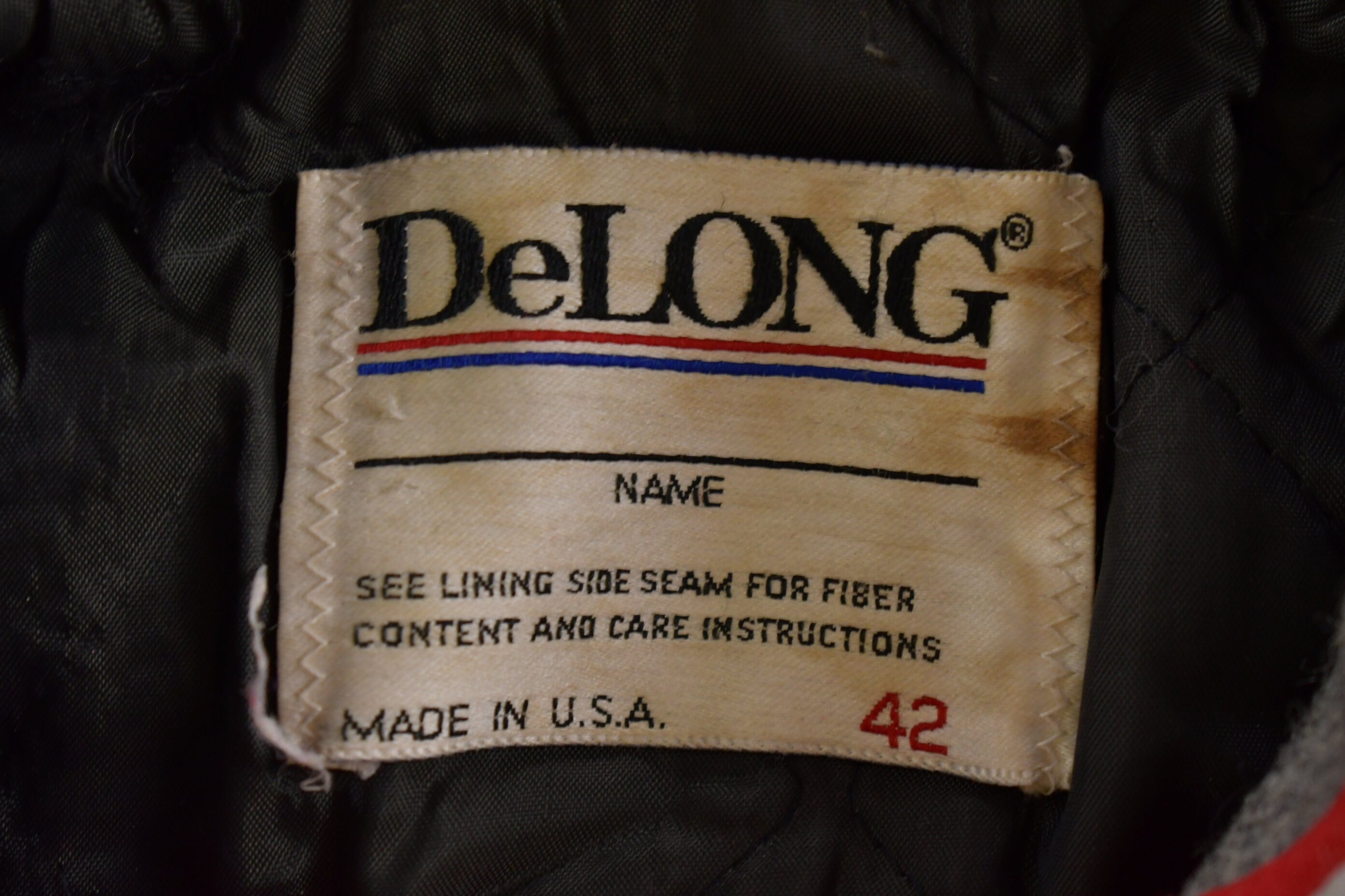 Vintage 1980s East Delong Varsity Jacket