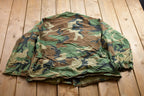Vintage 80s Military Button Up Shirt