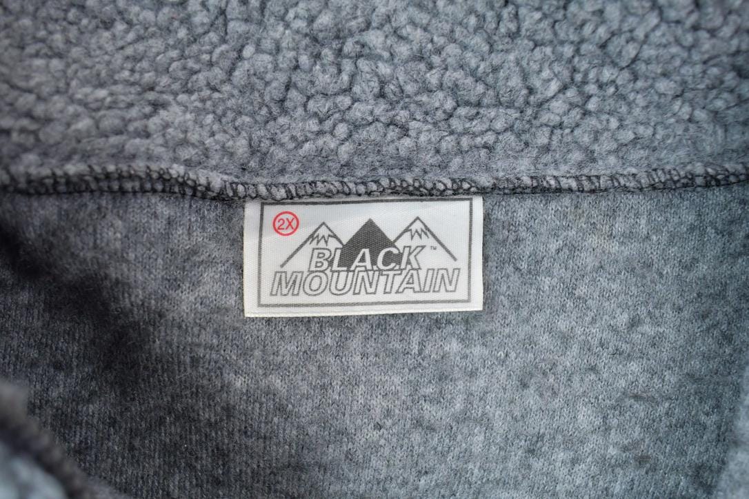 Vintage 1990s Black Mountain Fleece Quarter Zip Sweater