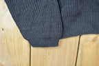 Vintage 1990s Norm Thomson Quarter Button Collared Knit Crewneck Sweater