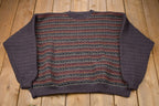 Vintage 1990s Striped Knitted Sweater