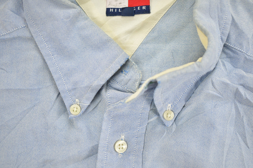 Vintage 1990s Tommy Hilfiger Blank Button Up Shirt