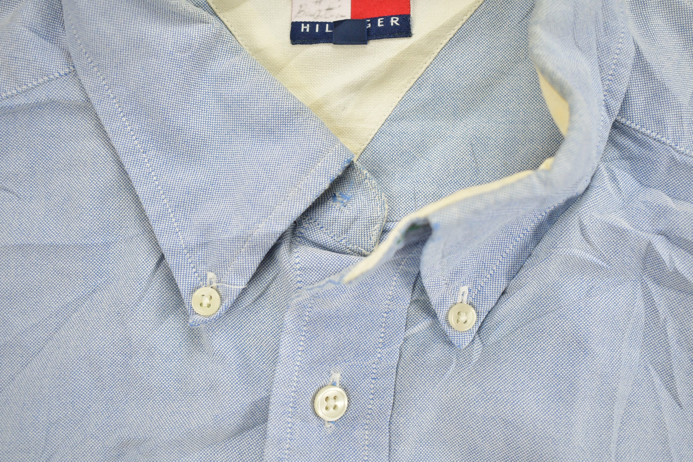 Vintage 1990s Tommy Hilfiger Blank Button Up Shirt