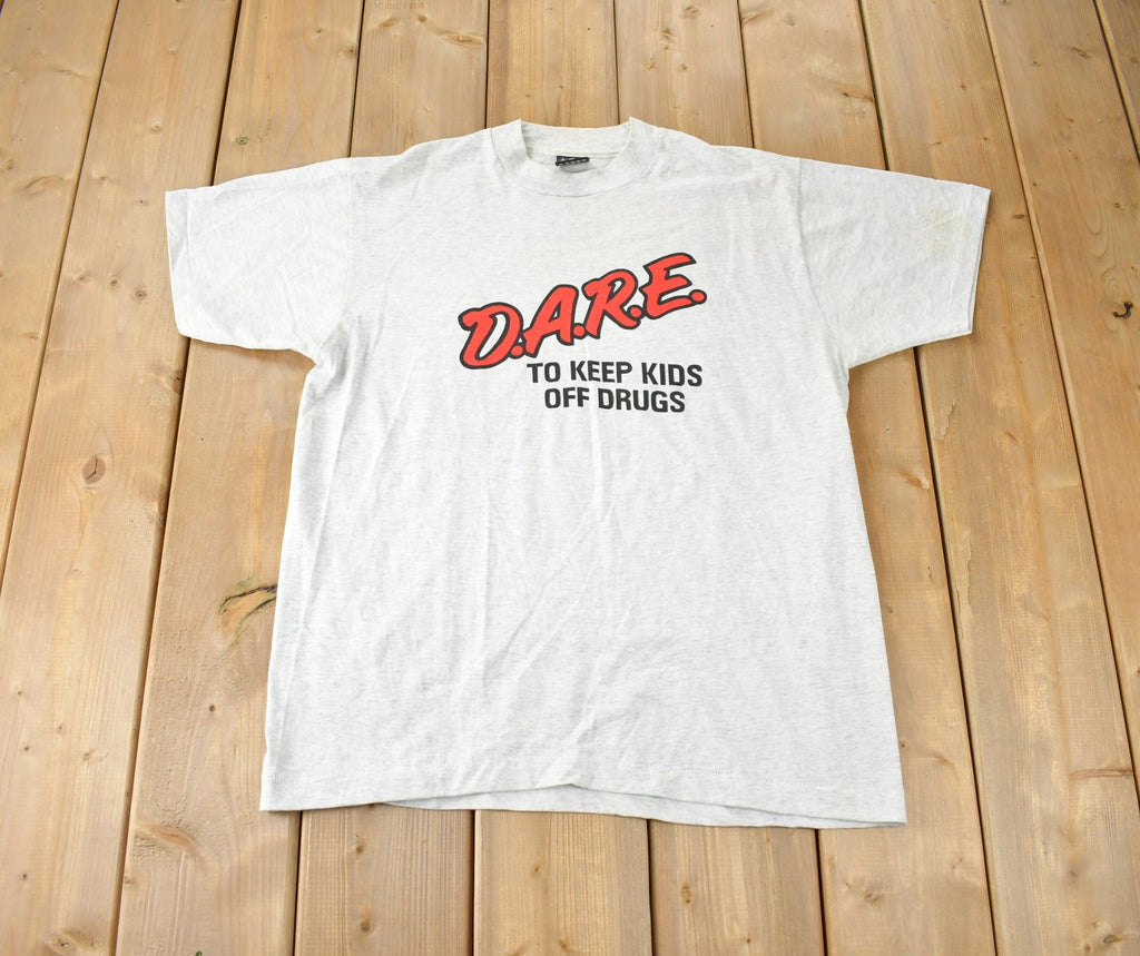 Vintage 1990s D.A.R.E Webster County Sherrif Souvenir T Shirt Made In USA