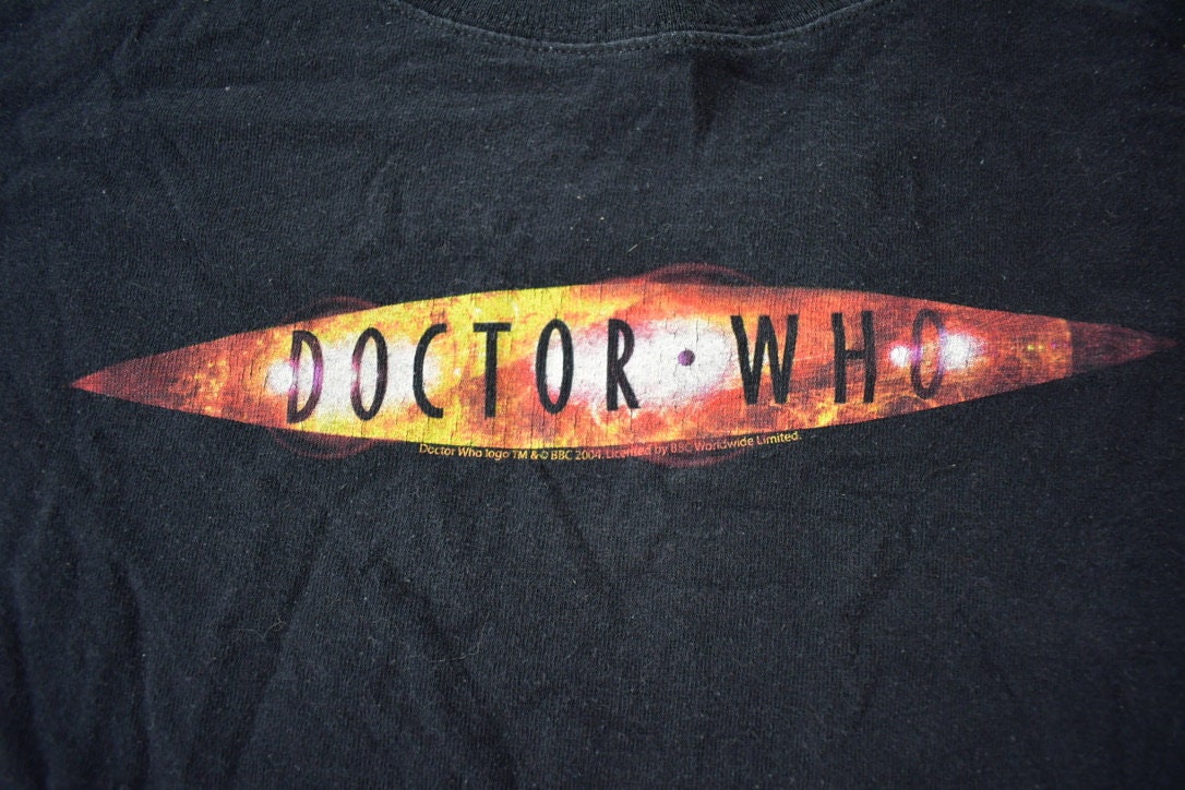 Vintage 2004 Doctor Who Movie Promo T-shirt Made In USA