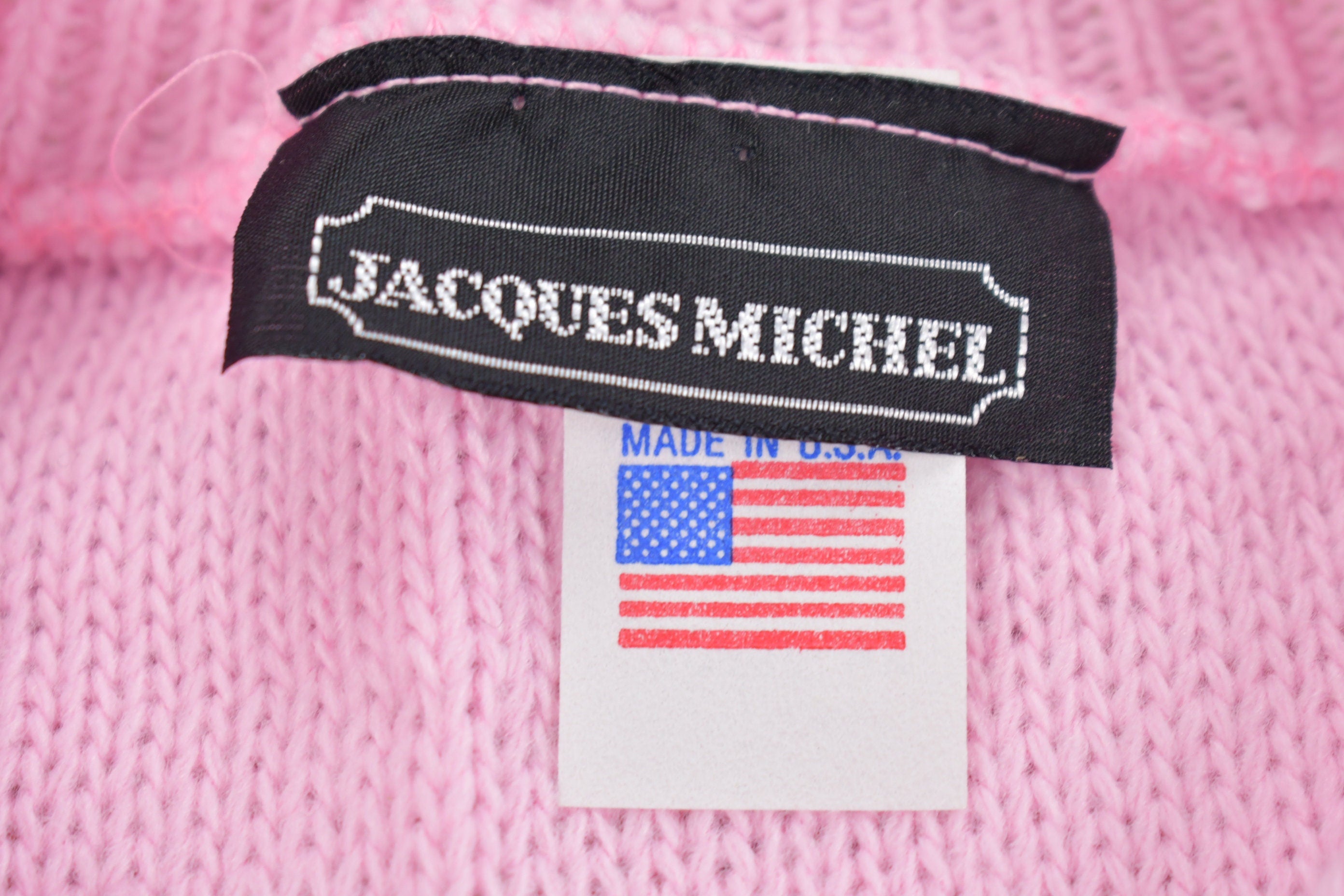 Vintage 1990s Knit Floral Crewneck Sweater