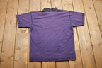 Vintage 1990s Striped Collared T Shirt