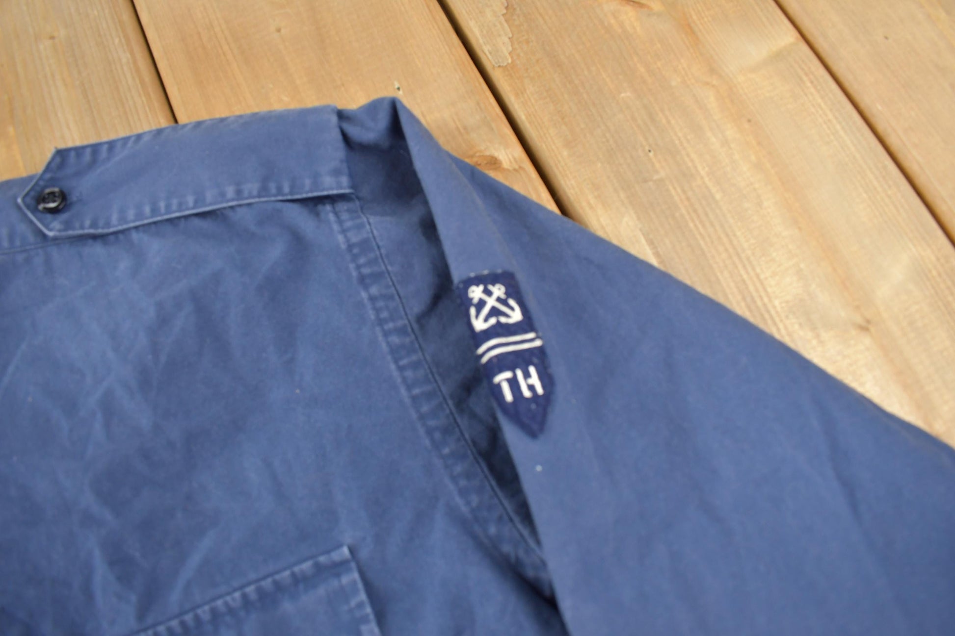 Vintage 1990s Tommy Hilfiger Military Style Button Up Shirt