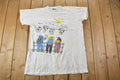 Vintage 1990s Farm Theme Graphic Double Collar T-Shirt