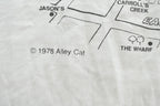 True Vintage 1978 Alley Cat Annapolis Maryland Drinking Guide Souvenir Travel T-Shirt Men's L