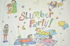 Vintage 1990s Slumber Party Oversized AOP Souvenir Single Stitch Graphic Print T-Shirt Made In