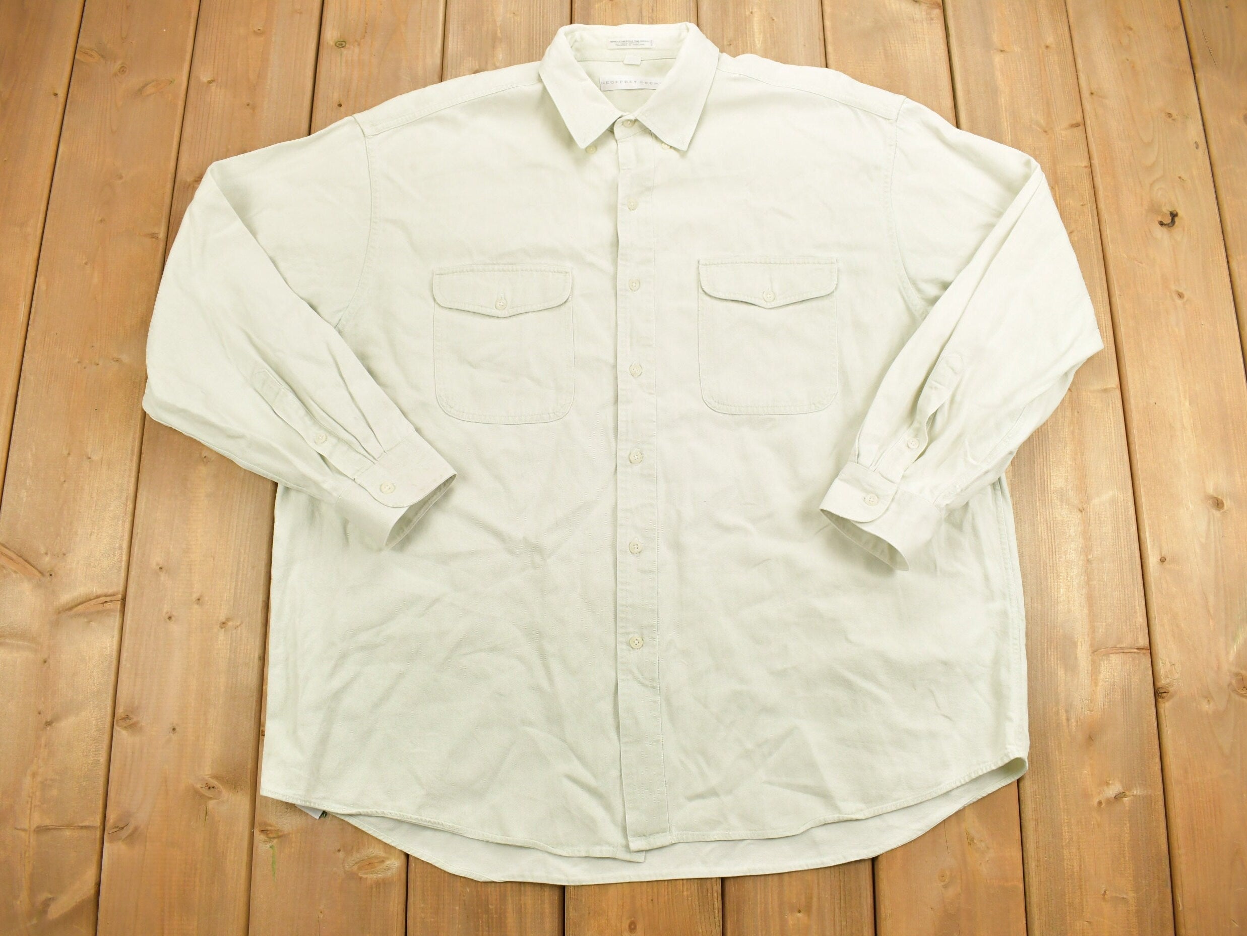 Vintage 1990s Geoffrey Beene Button Up Shirt
