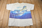 Vintage 1990s Spearfish Single Stitch Wrap Around Graphic T-Shirt Made In USA