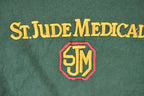 Vintage 1990s St Jude Medical Embroidered University Crewneck Sweater Mens M