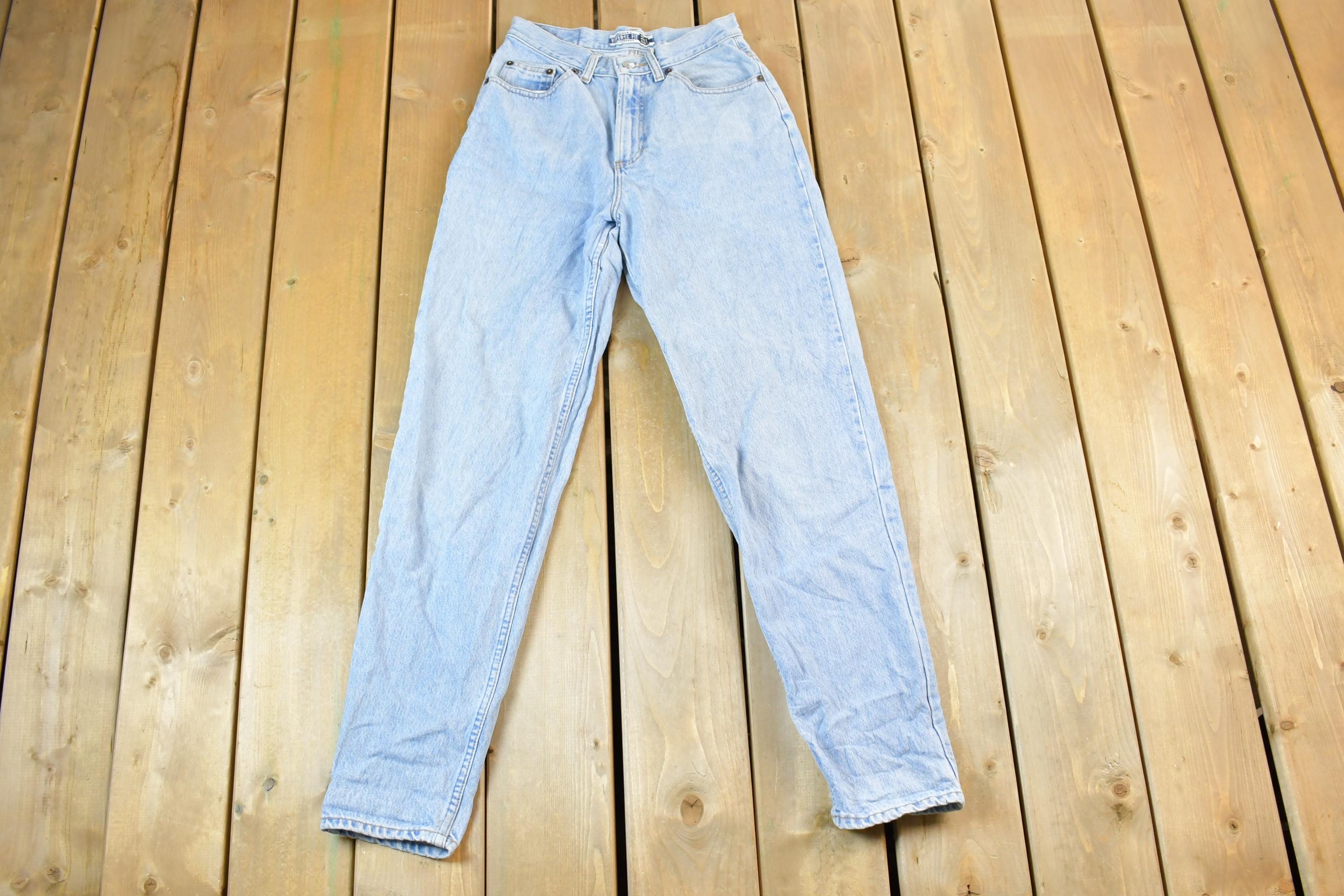 Vintage 1990s Gap Denim Womens Reverse Fit Jeans Size 26 x 31