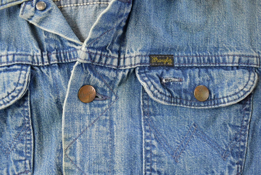 Vintage 1950s Wrangler Denim Trucker Jean Jacket Men's S