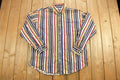 Vintage 1990s Cherokee Striped Button Up Shirt